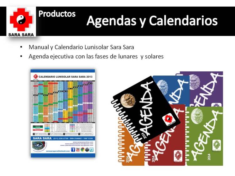 productos agendas calendarios lunisolar sarasara